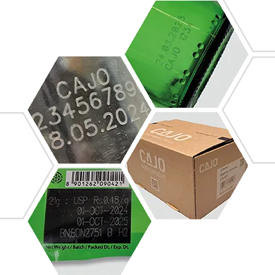 Marcaje CO₂ pe ambalaje