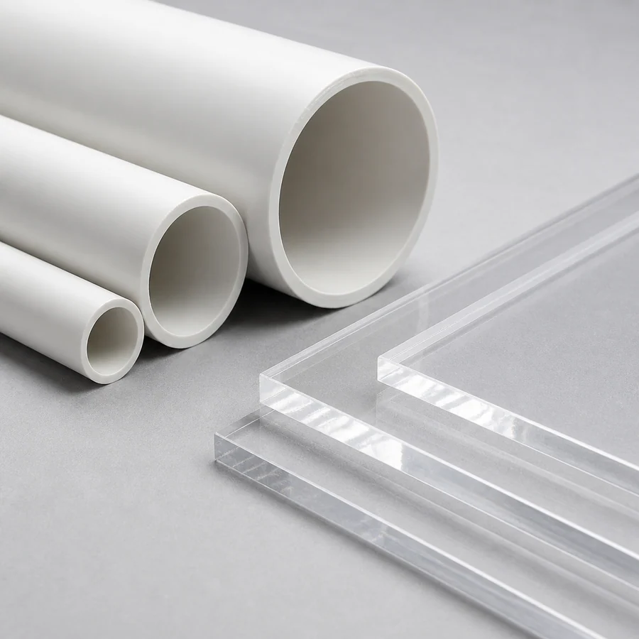 PVC și acrilic