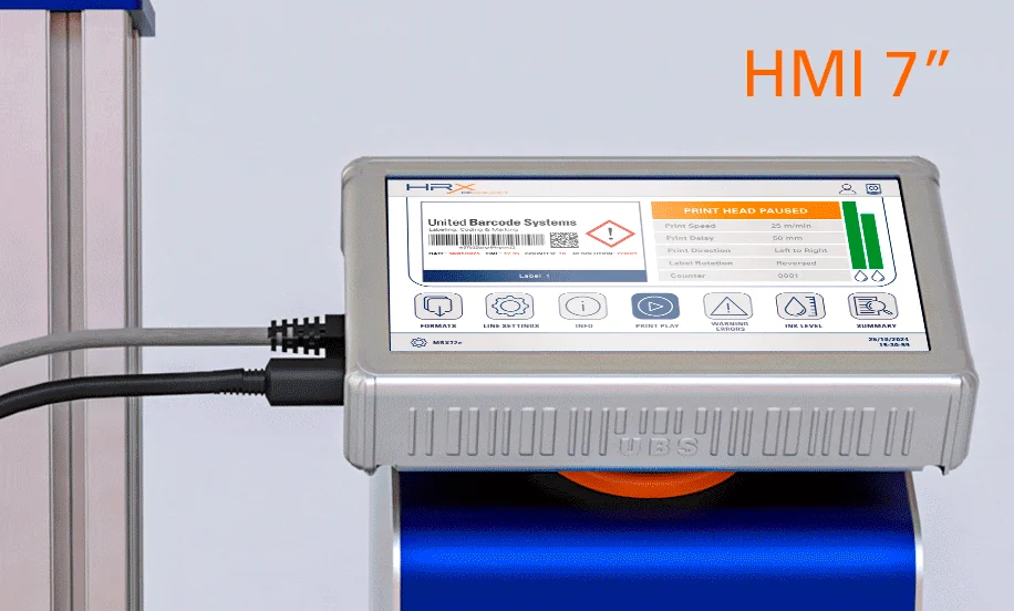 Ecran HMI pentru HRX BiColor
