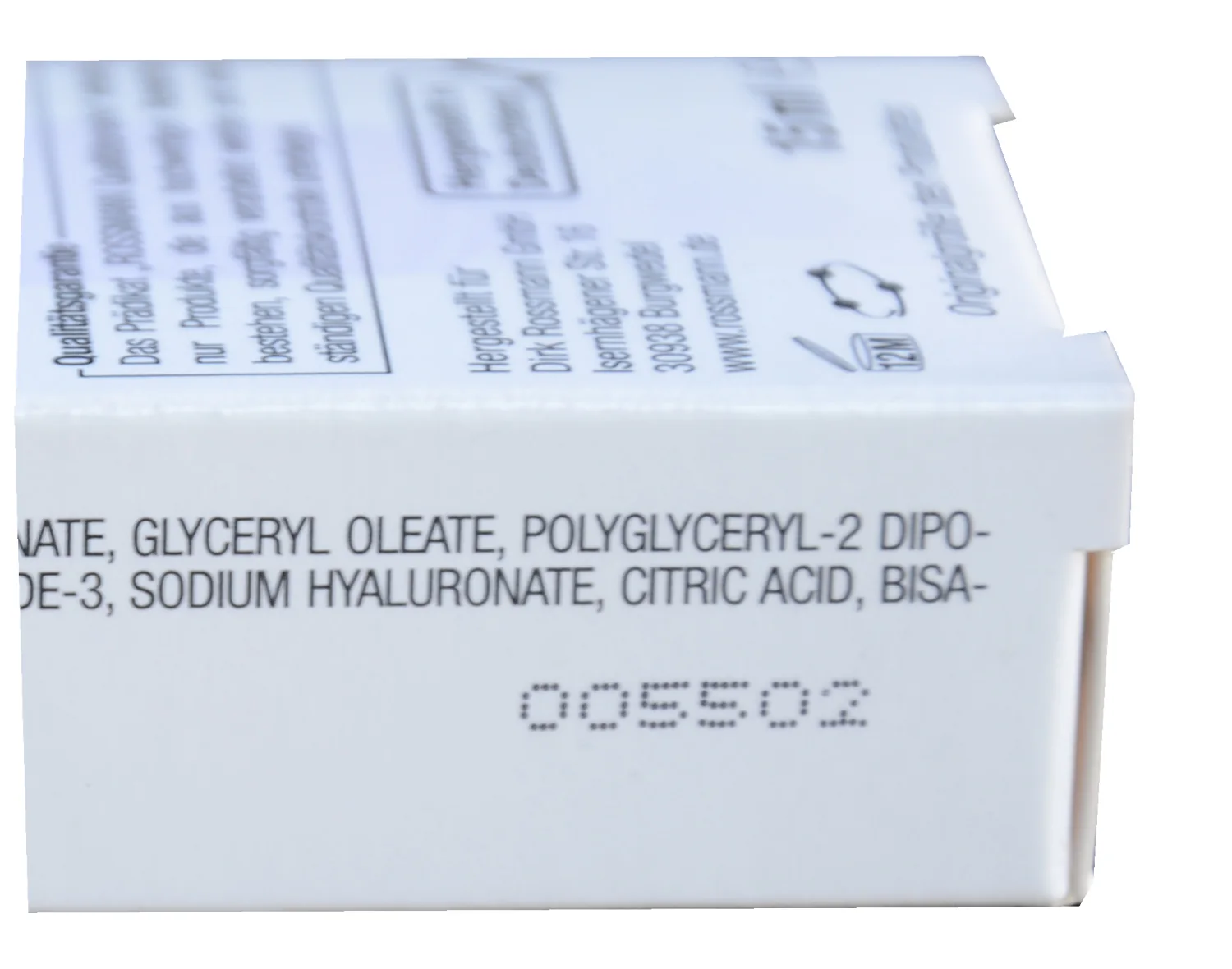 Cod variabil pe ambalaj cosmetic din carton